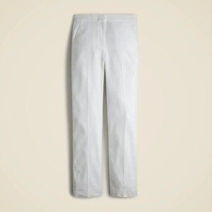 Jcrew Kate straight-leg pant in stretch linen blend